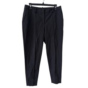 Lafayette 148 Black Dress Pants Sz 8 Pintuck pleats Career Work